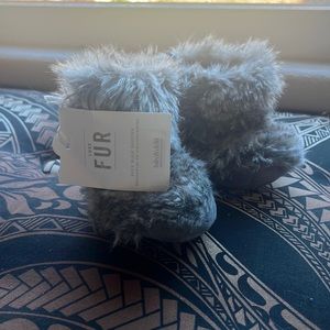 Restoration Hardware Fur Bootie